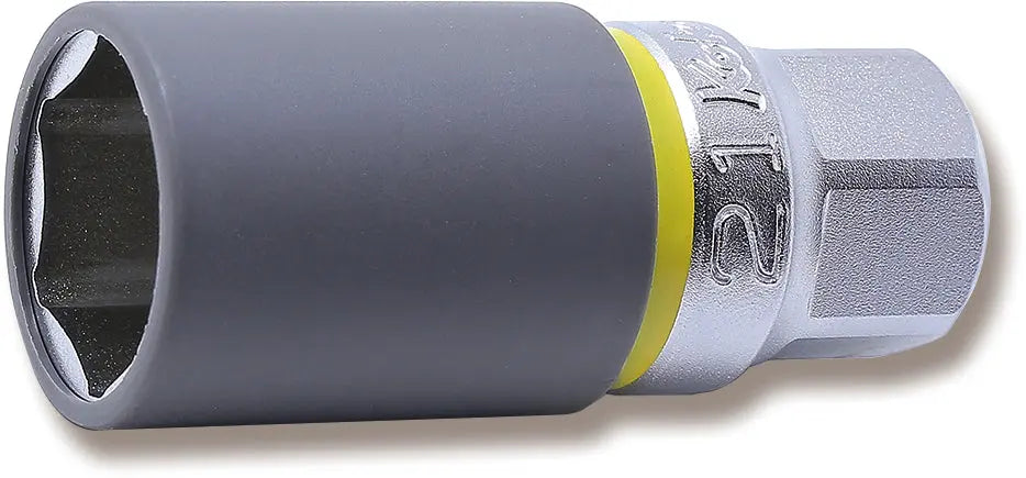 Ko-ken Tools 1/2 Sq. Dr. Wheel Nut Socket 21mm Extra Thin walled Length 65mm Color coded Protector Ko-ken Tools
