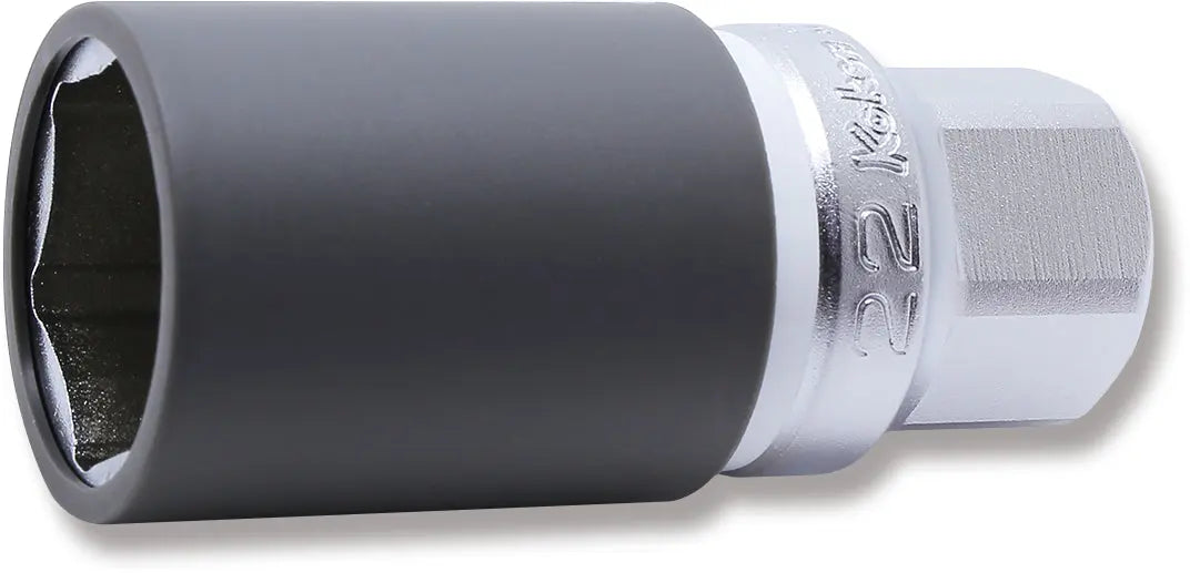 Ko-ken Tools 1/2 Sq. Dr. Wheel Nut Socket 22mm Extra Thin walled Length 65mm Color coded Protector Ko-ken Tools