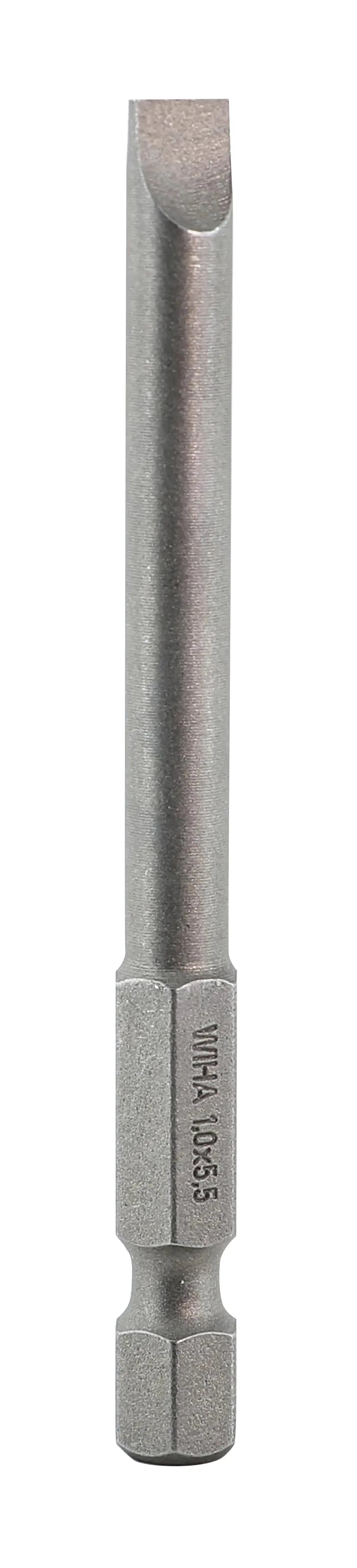 Wiha 74039, Slotted Power Bit 5.5 x 70mm Wiha