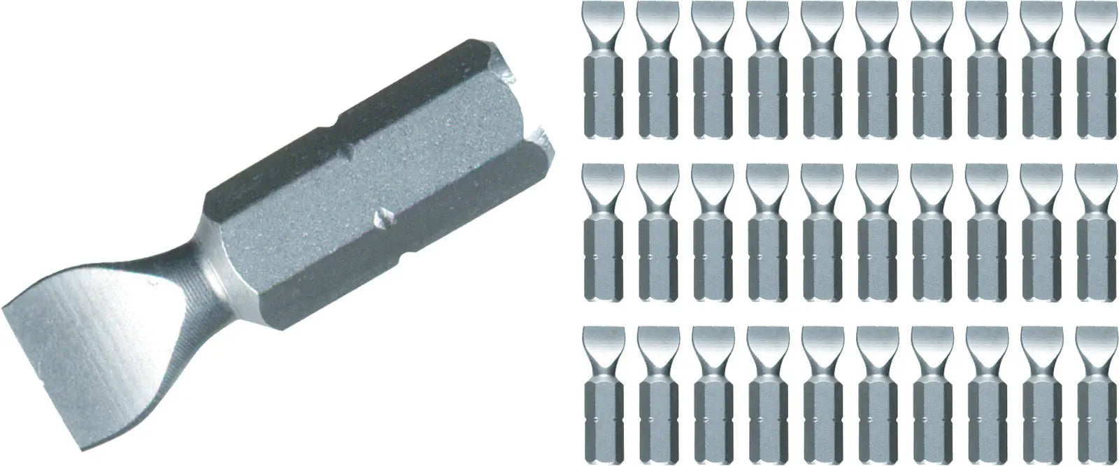 Wiha 72534, Slotted Contractor Insert Bit 4.5mm 30Pc Wiha