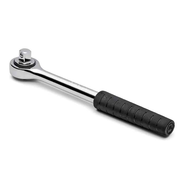 Wright Tool 3/8 in Drive Nitrile Comfort Grip Round Head Ratchet, 7-1/32 in - WT 3400 Ratchet Wright Tool
