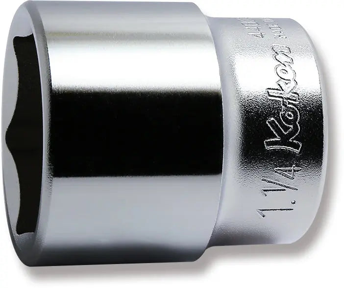 Ko-ken Tools 1/2 Sq. Dr. Chrome SAE 6 Point Socket 1.1/4" Ko-ken Tools