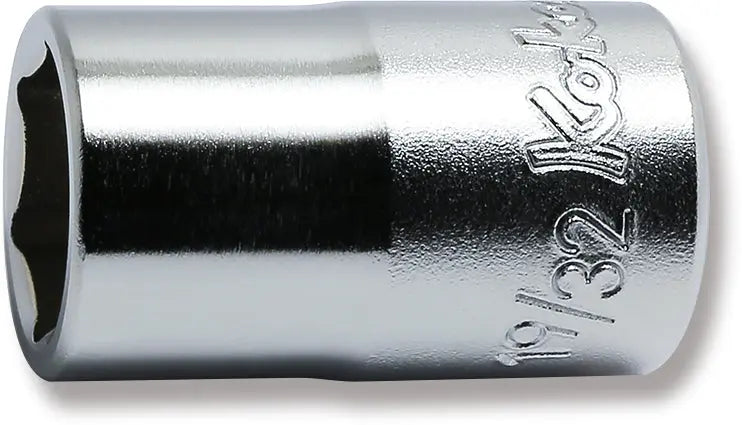 Ko-ken Tools 1/2 Sq. Dr. Chrome SAE 6 Point Socket 19/32" Ko-ken Tools