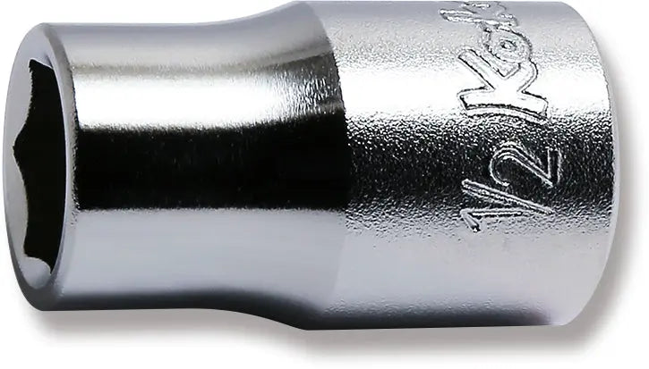 Ko-ken Tools 1/2 Sq. Dr. Chrome SAE 6 Point Socket 1/2" Ko-ken Tools