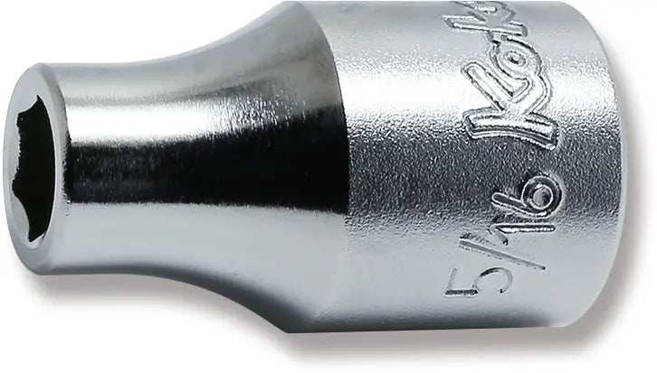 Ko-ken Tools 1/2 Sq. Dr. Chrome SAE 6 Point Socket 5/16" Ko-ken Tools