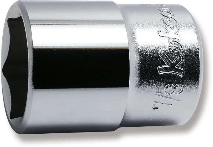 Ko-ken Tools 1/2 Sq. Dr. Chrome SAE 6 Point Socket 7/8" Ko-ken Tools