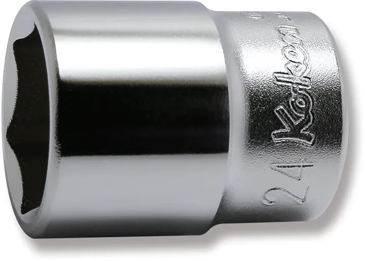 Ko-ken Tools 1/2 Sq. Dr. Chrome 6 Point Metric Socket 24mm Ko-ken Tools
