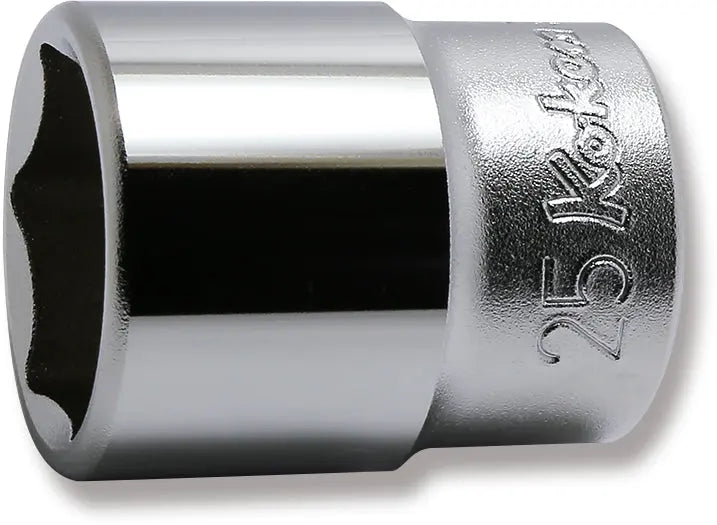 Ko-ken Tools 1/2 Sq. Dr. Chrome 6 Point Metric Socket 25mm Ko-ken Tools