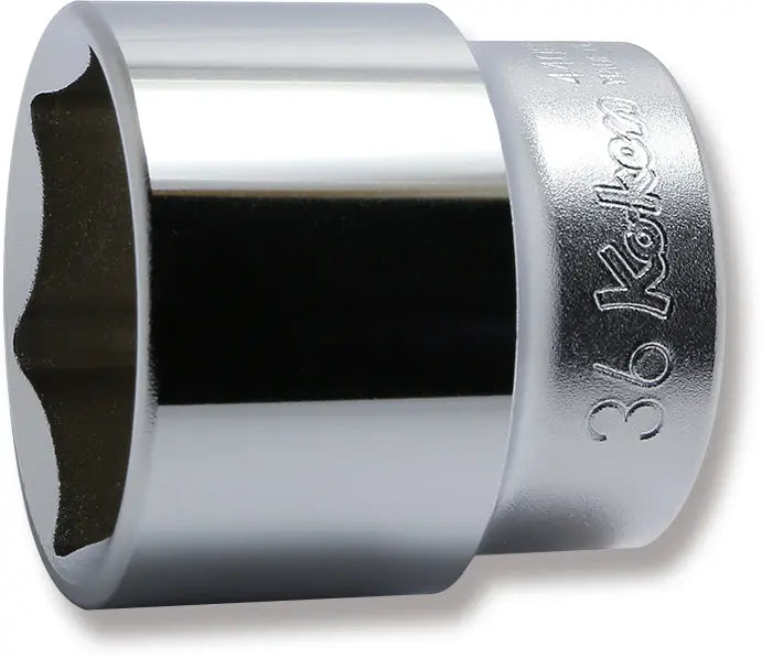 Ko-ken Tools 1/2 Sq. Dr. Chrome 6 Point Metric Socket 36mm Ko-ken Tools