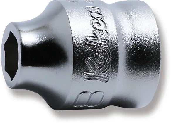 Ko-ken Tools 1/2 Sq. Dr. Chrome Metric Z-Series 6 Point Socket 8mm Ko-ken Tools