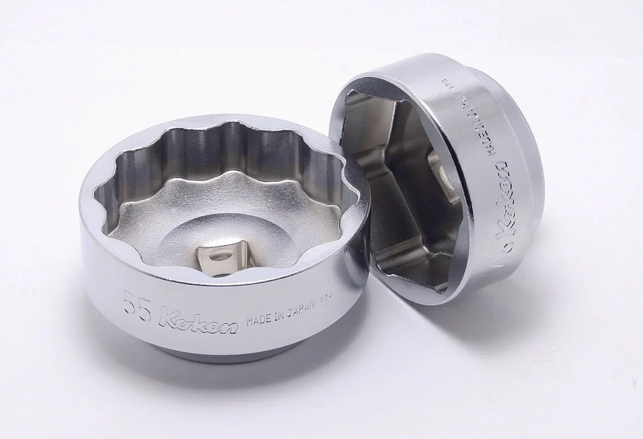 Ko-ken Tools 1/2 Sq. Dr. Chrome 6 Point Metric Socket 46mm For Motorcycle Rear Wheel Nut Ko-ken Tools