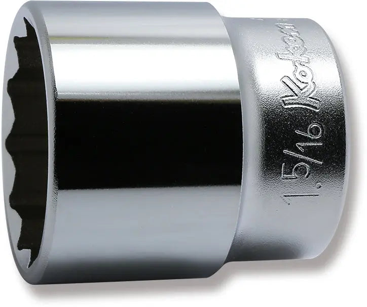 Ko-ken Tools 1/2 Sq. Dr. Chrome SAE 12 Point Socket 1.5/16" Ko-ken Tools