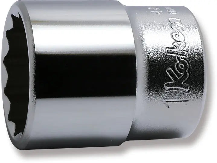 Ko-ken Tools 1/2 Sq. Dr. Chrome SAE 12 Point Socket 1" Ko-ken Tools