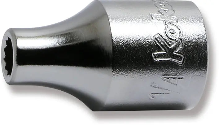 Ko-ken Tools 1/2 Sq. Dr. Chrome SAE 12 Point Socket 1/4" Ko-ken Tools