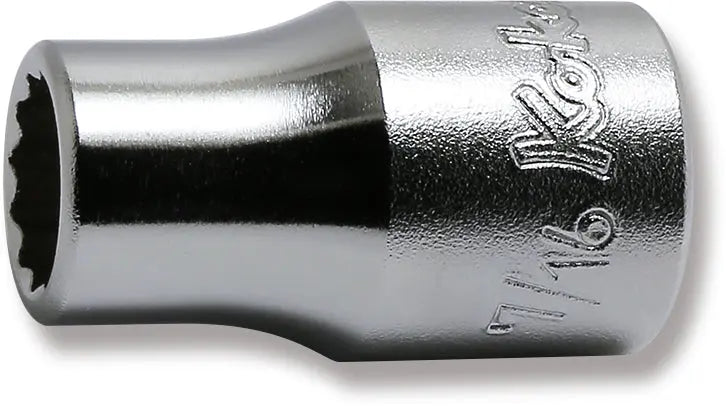 Ko-ken Tools 1/2 Sq. Dr. Chrome SAE 12 Point Socket 7/16" Ko-ken Tools