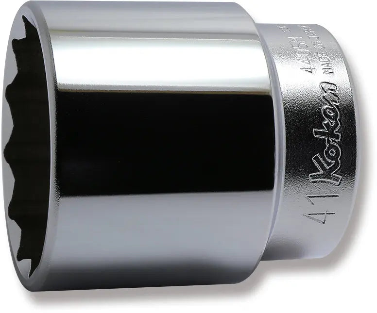 Ko-ken Tools 1/2 Sq. Dr. Chrome Metric 12 Point Socket 41mm Ko-ken Tools