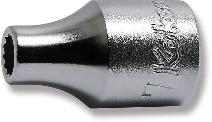Ko-ken Tools 1/2 Sq. Dr. Chrome Metric 12 Point Socket 7mm Ko-ken Tools
