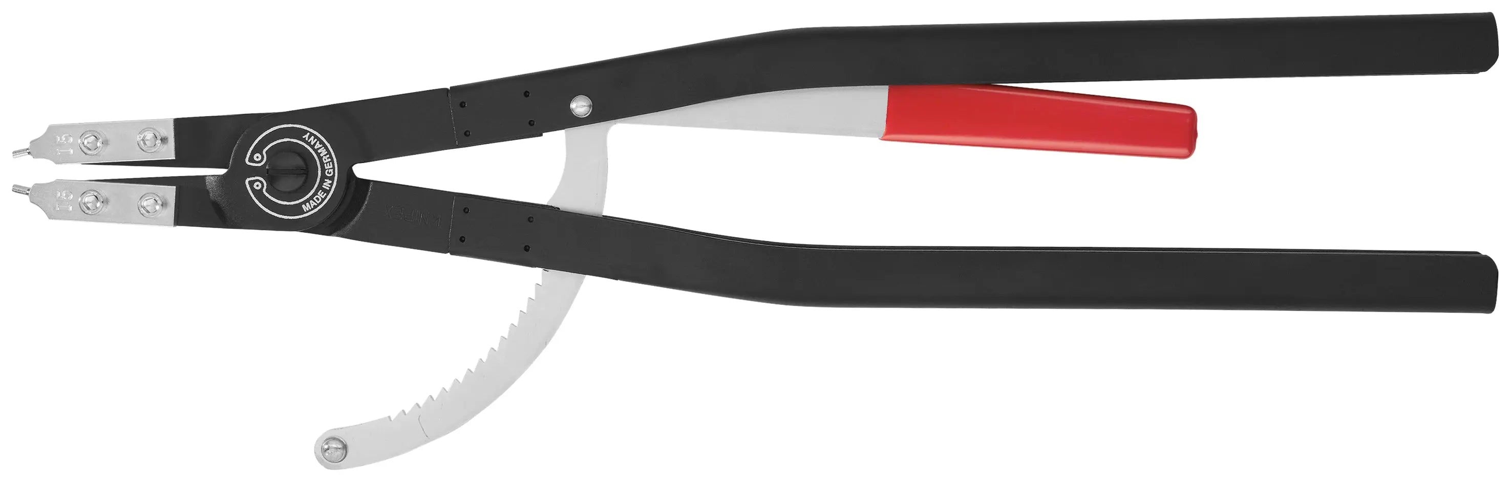 Knipex 44 10 J5 KN | Large Circlip Pliers, Internal, Straight, 4 51/64"-12" Bore Dia. Knipex
