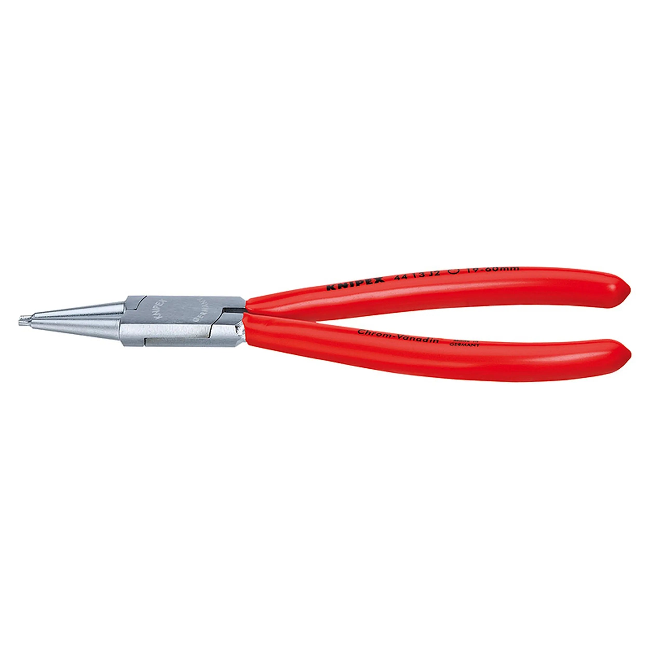 Knipex 44 13 J3 KN | Circlip Pliers, Internal, Straight, 1 37/64"-3 15/16" Bore Dia., Chrome Knipex