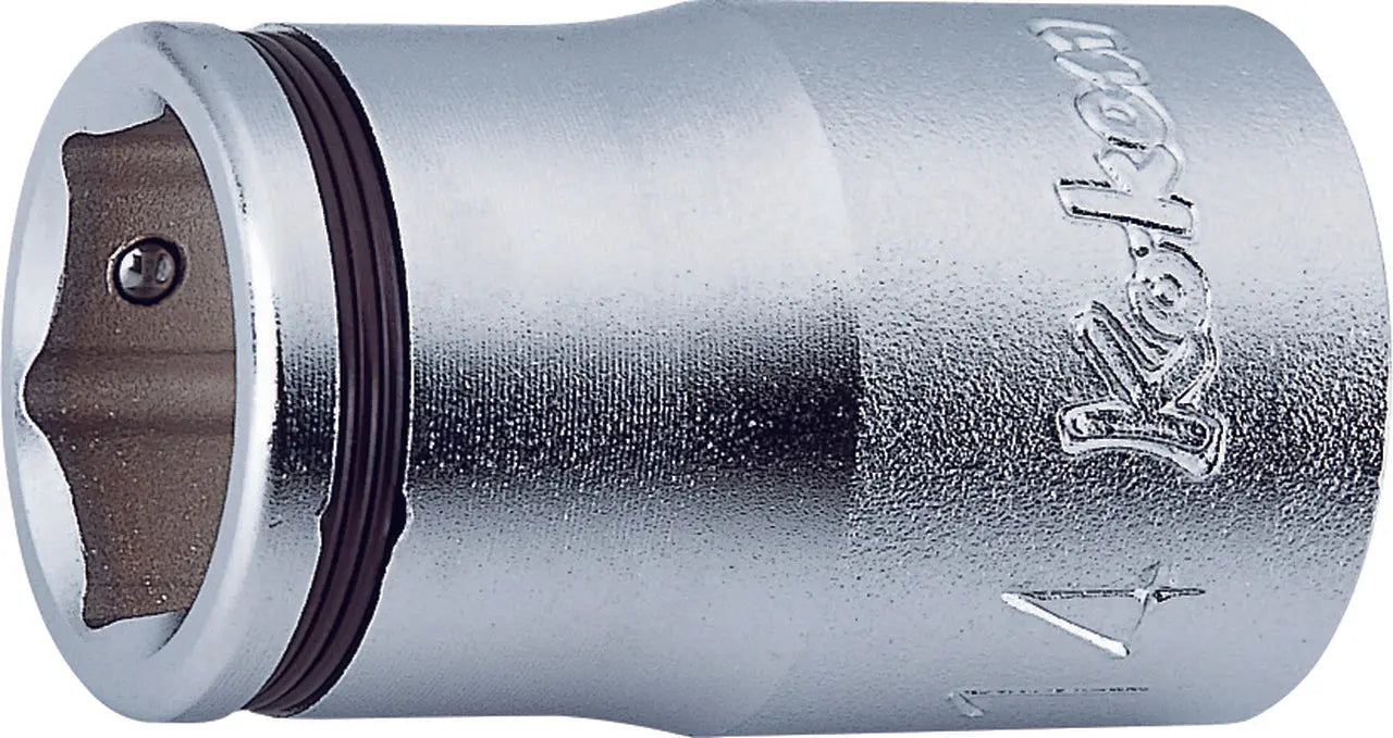 Ko-ken Tools 1/2 Sq. Dr. Nut Grip Metric Chrome Socket in 17mm Ko-ken Tools
