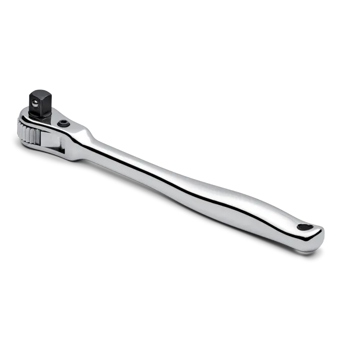 Wright Tool 3/8 in Drive Pear Shaped Open Head Ratchet with Contour Grip, 7-7/8 in - WT 3480 Ratchet Wright Tool