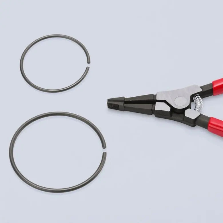 Knipex Retaining Ring Plier on Shafts, 6-3/4 in - KN 45 11 170 Knipex