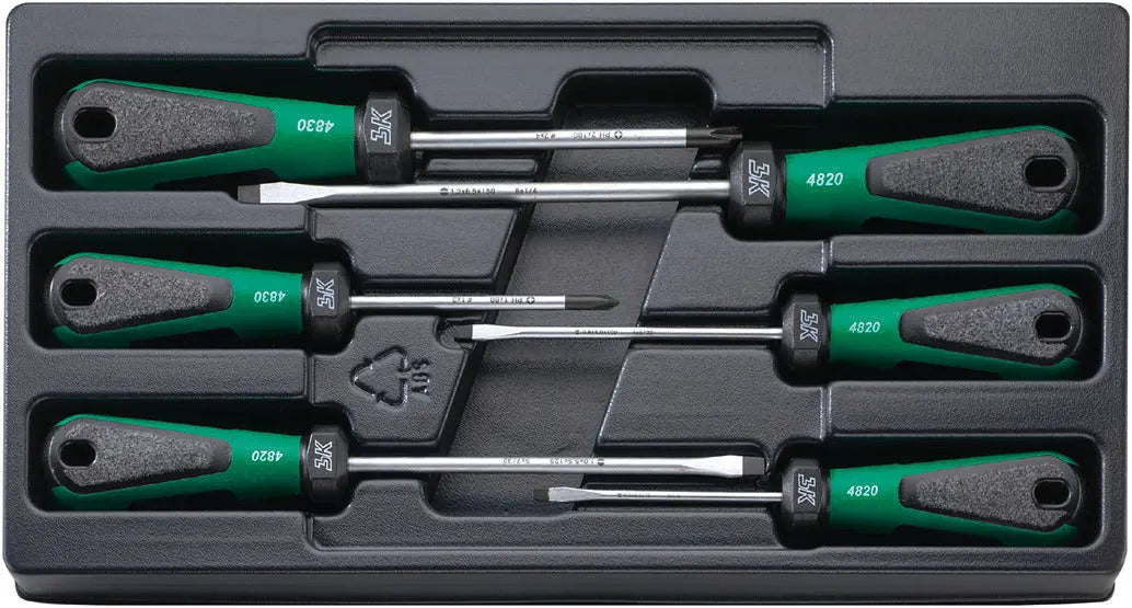 Stahlwille Set of 6 3K Drall Screwdriver - ST 96489110 Stahlwille