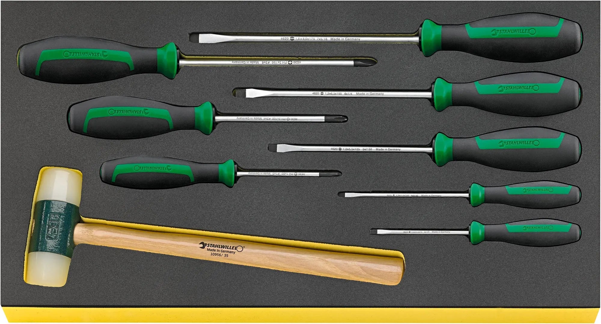Stahlwille Set of 104 Assortment Tool for Trolley No. 13217 with TCS Insert - ST 97830207 Stahlwille
