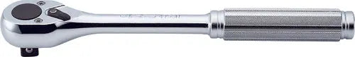 Ko-ken Tools 1/2 Sq. Dr. Ratchet Handle 24 teeth Length 250mm Push Button Metal Handle Ko-ken Tools