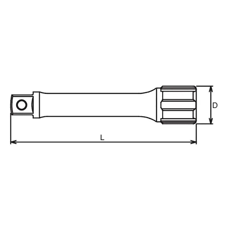 Ko-ken Tools 1/2 Sq. Dr. Extension Bar Length 250mm Ko-ken Tools