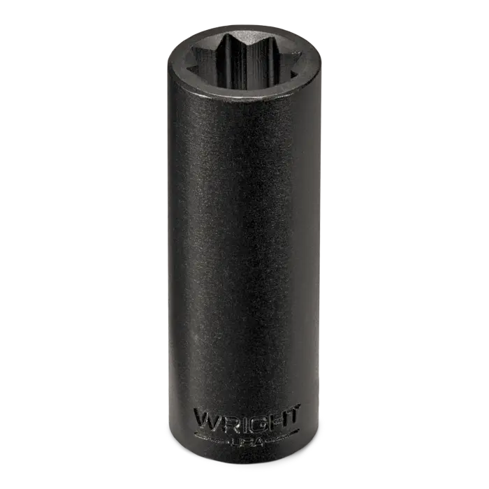 Wright Tool 1 in Drive 8-Point Double Square Deep SAE Black Oxide (Railroad) Impact Socket, 7/8 in - WT 8928R Socket Wright Tool