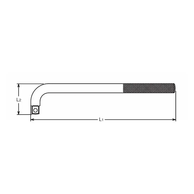 Ko-ken Tools 1/2 Sq. Dr. L Handle Length 250mm Ko-ken Tools