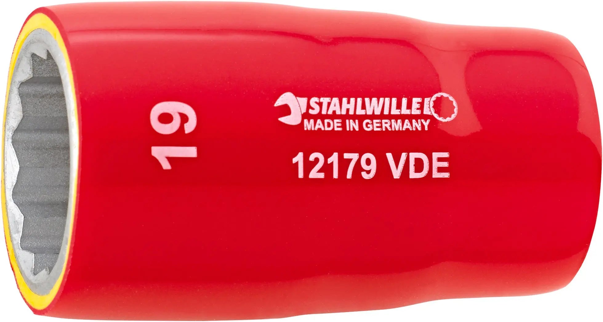 Stahlwille 1/2 in Bi-Hexagon Drive VDE Socket, 12mm - ST 03370012 Stahlwille