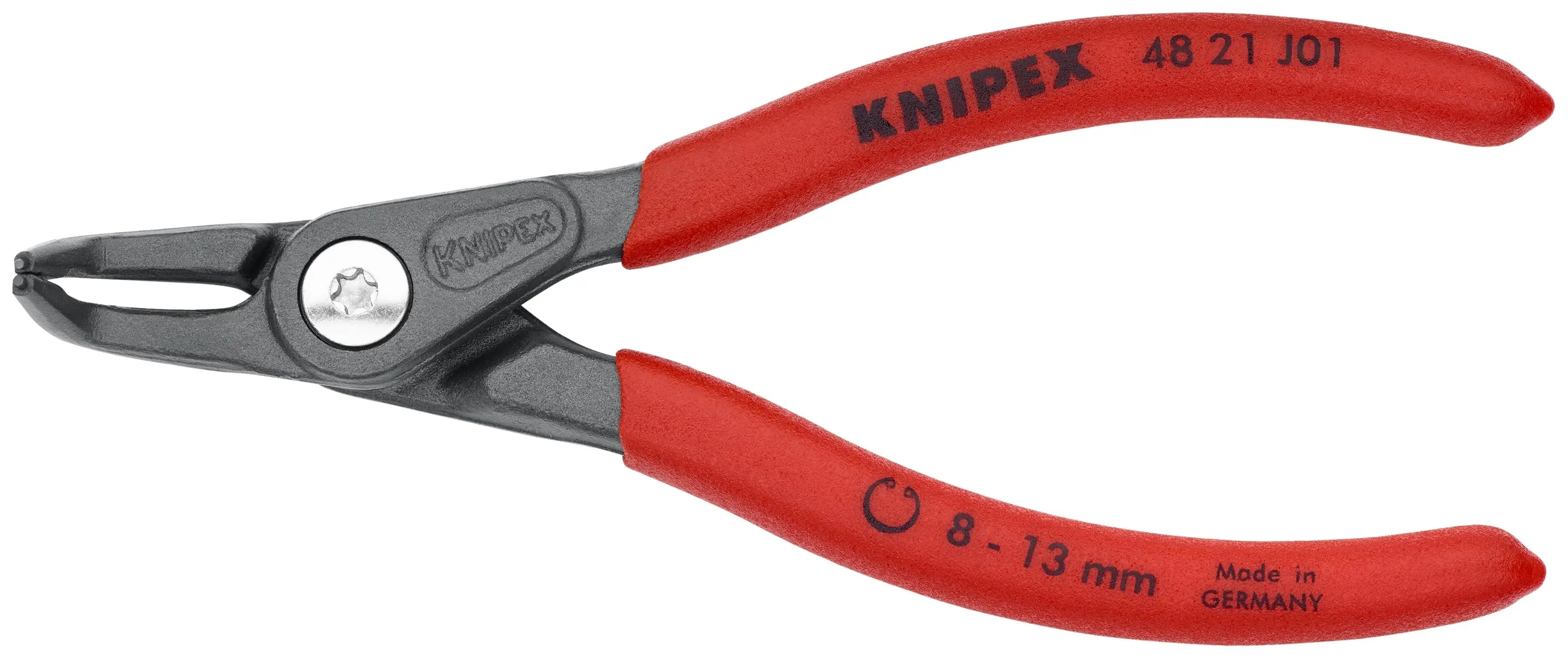 Knipex 48 21 J01 KN | Precision Circlip Pliers, Internal, 90 degree Angled, 5/16"-1/2" Bore Dia. Knipex