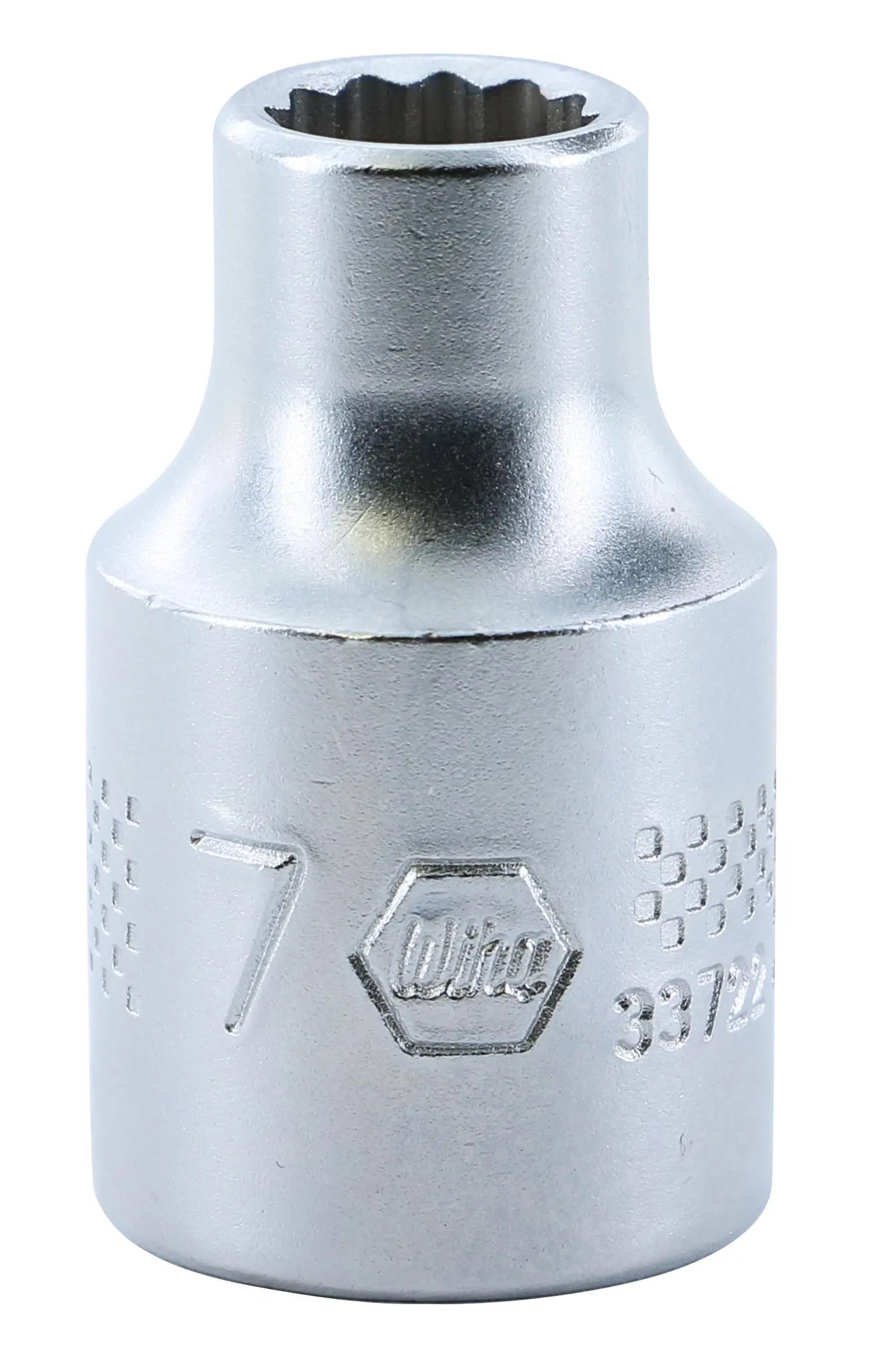 Wiha 33722, 3/8" Drive Socket, 12 Point, 7.0mm Wiha