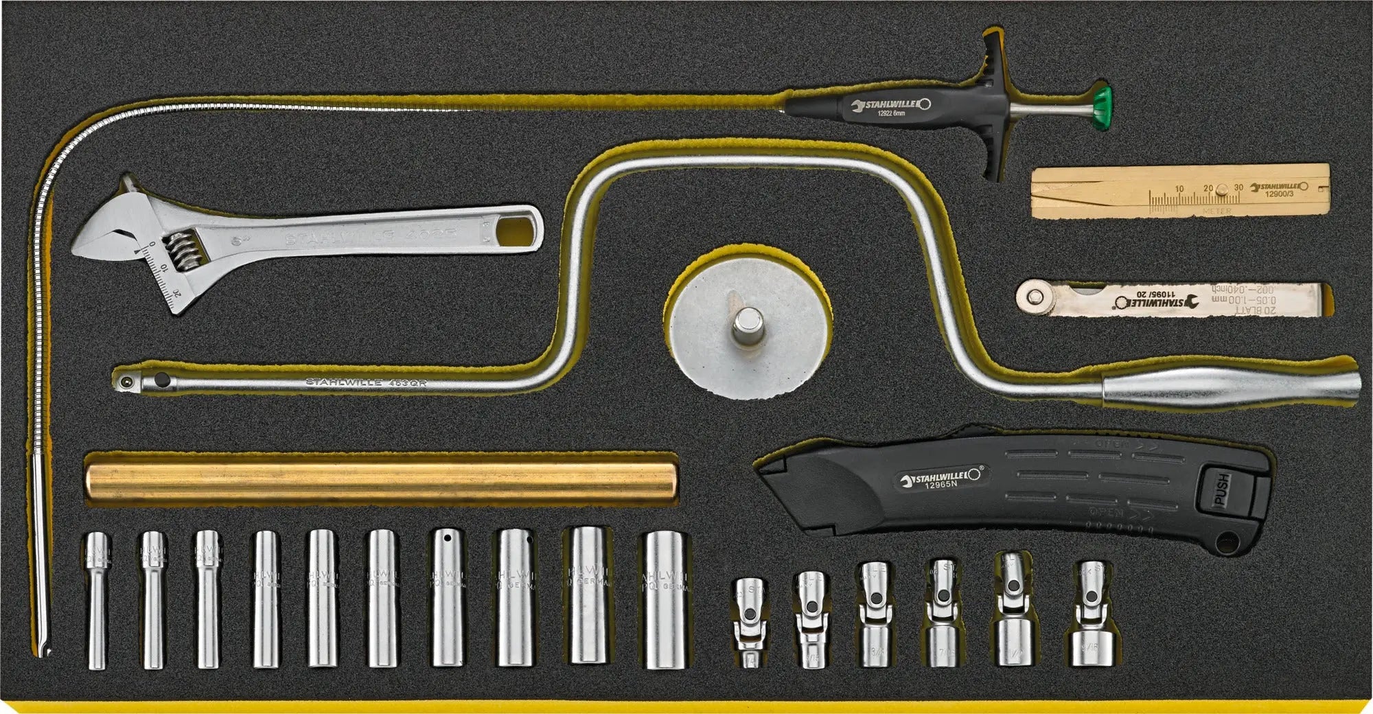 Stahlwille Set of 179 6-Drawer AOG-Kit for Aircraft with Tool Trolley No. 13217 - ST 98814910 Stahlwille