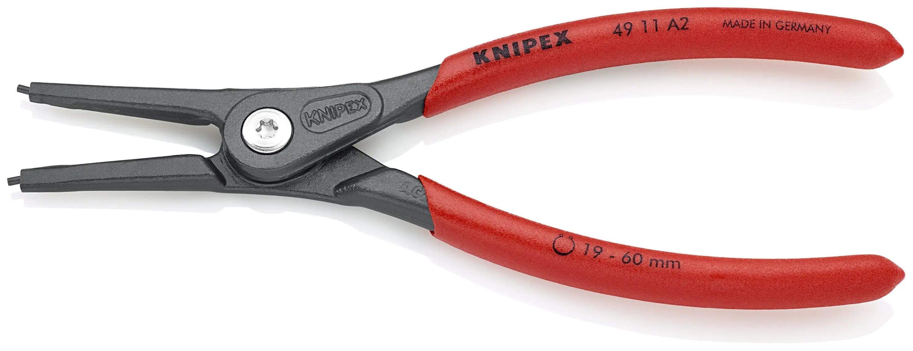 KNIPEX Precision Circlip Pliers External Straight 19-60Mm A2