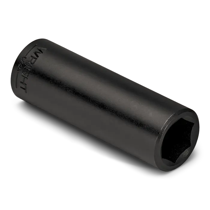 Wright Tool 1/2 in Drive 6-Point Deep Metric Black Oxide Impact Socket, 10mm - WT 49-10MM Socket Wright Tool