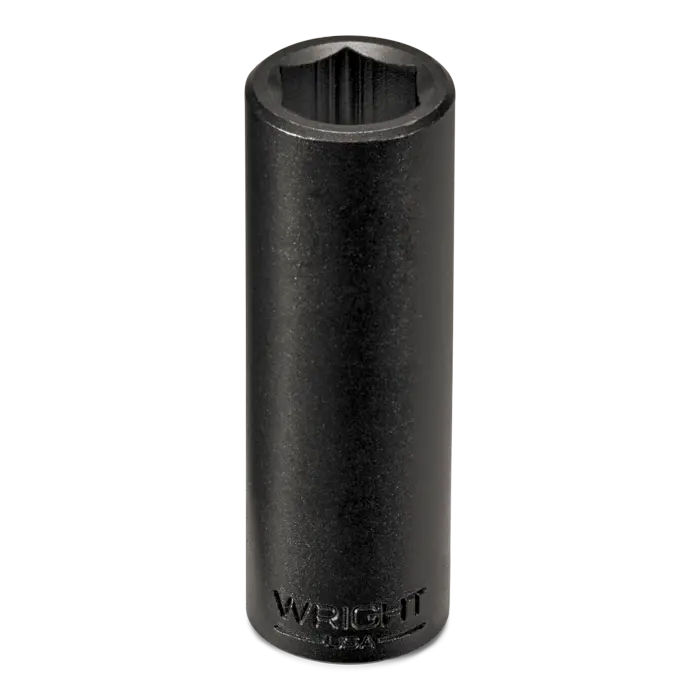 Wright Tool 3/8 in Drive 6-Point Deep SAE Black Oxide Impact Socket, 9/16 in - WT 3918 Socket Wright Tool