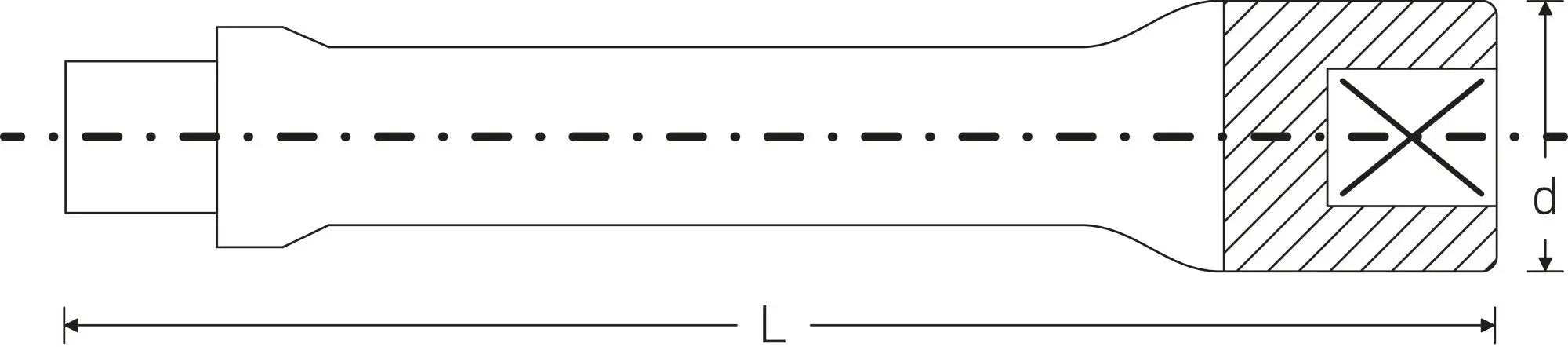 Stahlwille Extension, Size 4 - ST 15010003 Stahlwille