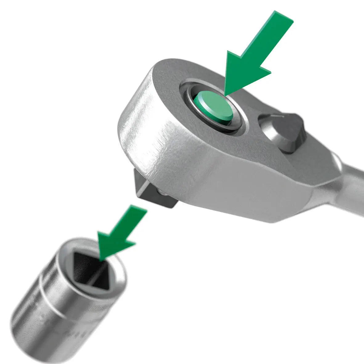 Stahlwille QuickRelease Fine-Tooth Ratchet, 80-Teeth - ST 12111030 Stahlwille