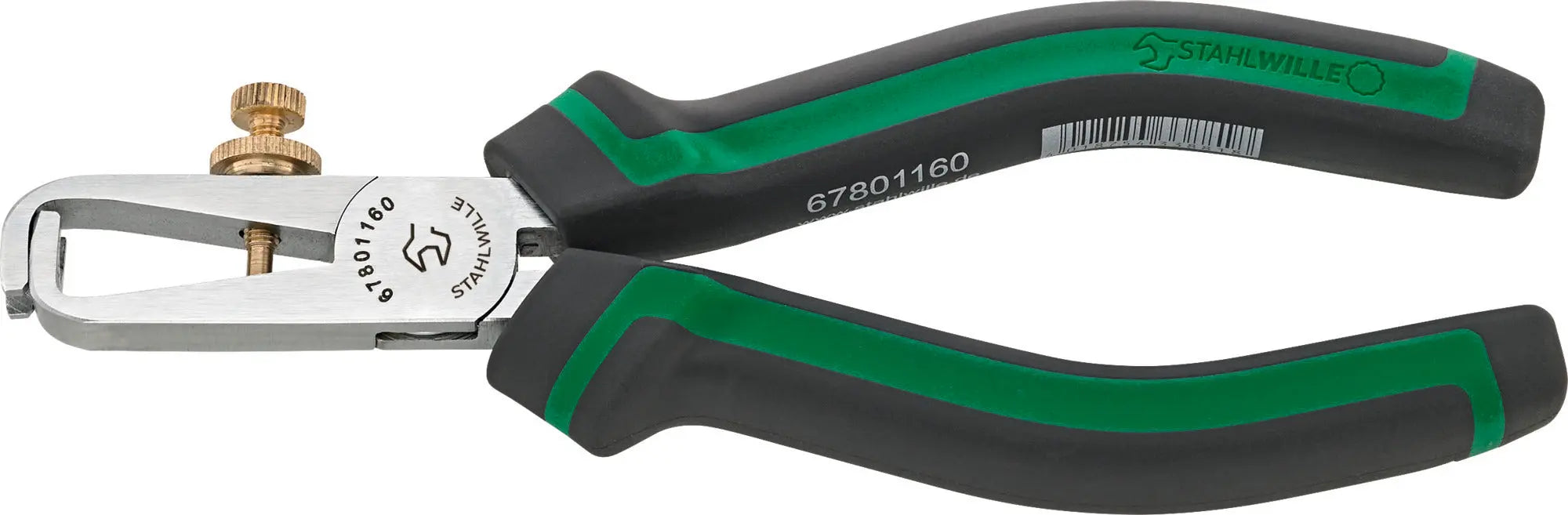 Stahlwille Chrome Plated Wire Stripper, Length 160mm, 58 x 21mm - ST 67801160 Stahlwille