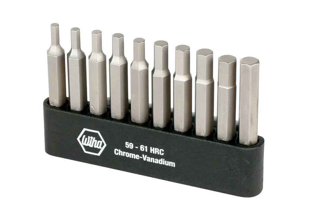 Wiha 74986, Hex Power Bit Belt Pack 10 Pc Set Wiha