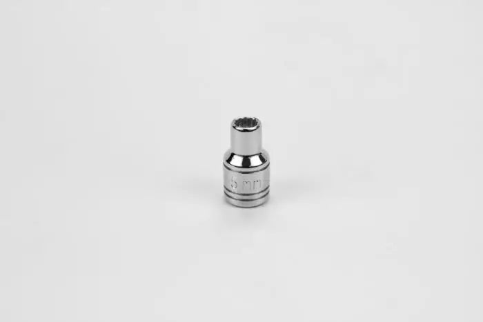 SK Tools - 5 mm 1/4" Drive 12 Point Metric Standard Chrome Socket - 43702 SK Tools