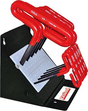 Eklind Set of 10 Cushion Grip Hexagon T-Key with Stand - EK 50160 Hexagon T-Key Set Eklind