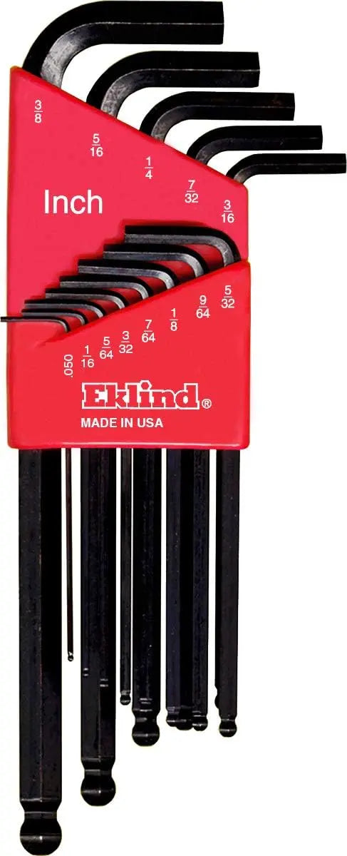 Eklind Set of 22 Ball End Hexagon L-Key Combo Pack with Plastic Index - EK 13222 Hexagon L-Key Combo Eklind