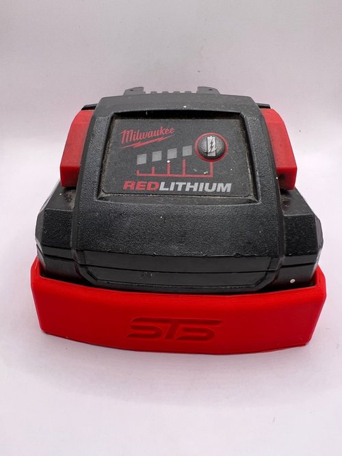 STS Auto Design Milwaukee M18 3.0Ah High Output Magnetic Battery Cover - MW1830HOBK