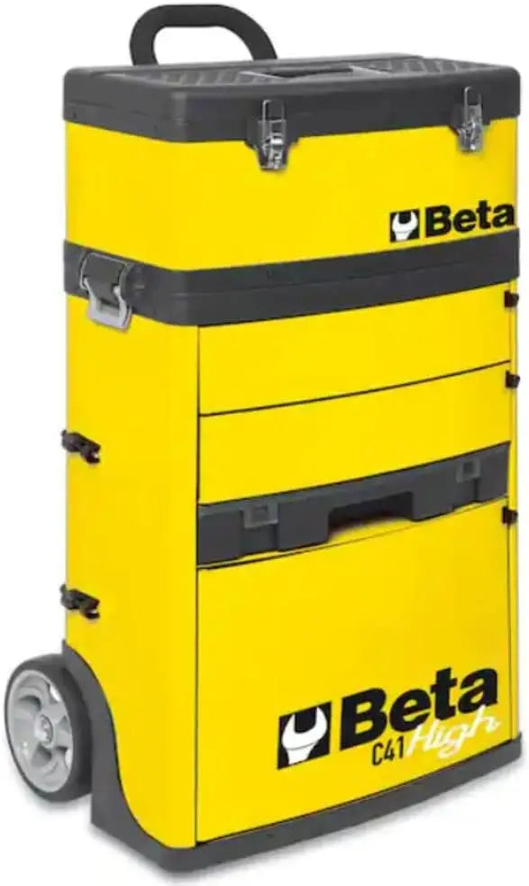 Beta Tools (Article# C41H-Y) Two-Module Rolling Tool Chest - Yellow - BT 41000012 Beta Tools