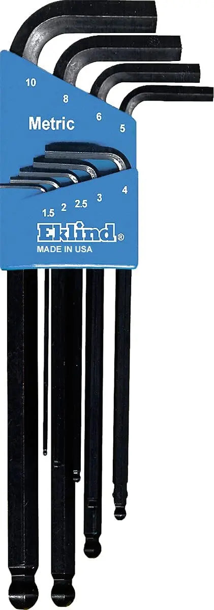 Eklind Set of 22 Ball End Hexagon L-Key Combo Pack with Stand - EK 13223 Hexagon T-Key Combo Eklind