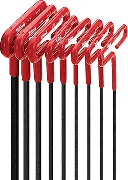 Eklind Set of 8 Cushion Grip Hexagon T-Key with Pouch - EK 53168 Hexagon T-Key Set Eklind